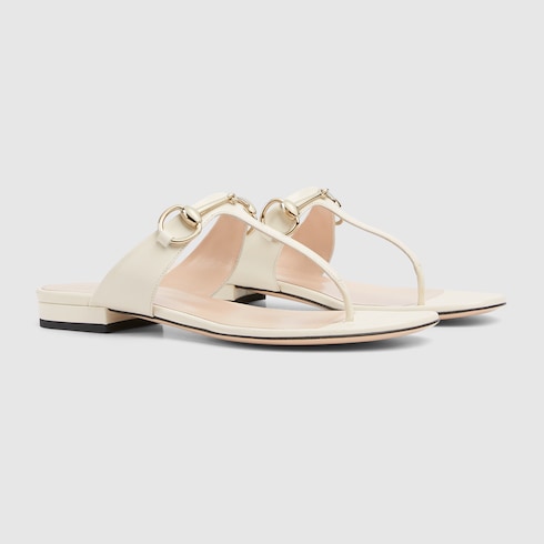 Women's thong sandal with Horsebit