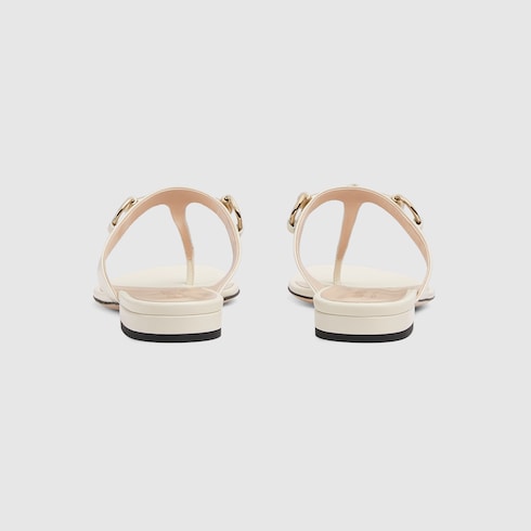 Women's thong sandal with Horsebit