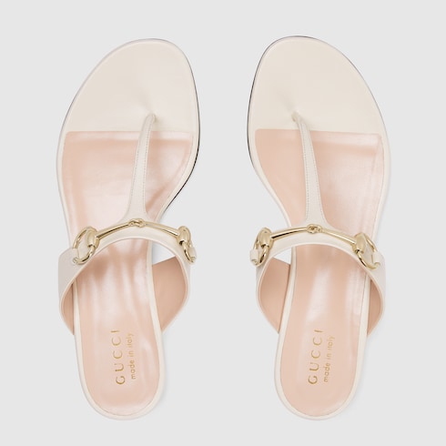 Women's thong sandal with Horsebit