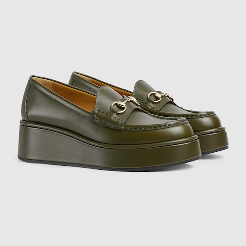 Women's Horsebit wedge loafer