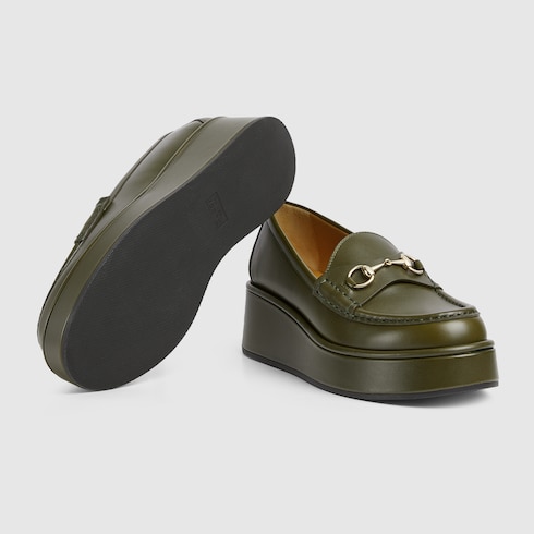 Women's Horsebit wedge loafer