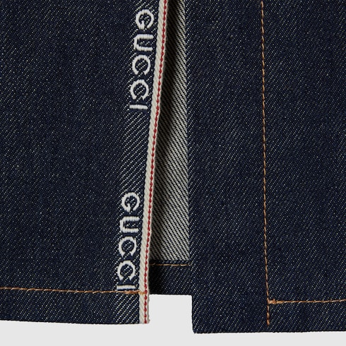 Gonna midi in denim