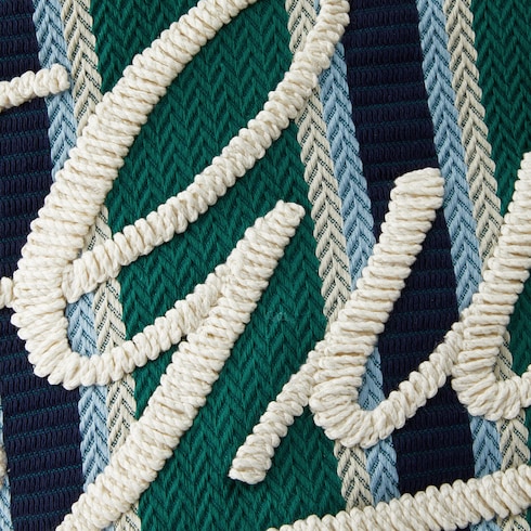 Bolso tote de lona bordada tamaño mediano