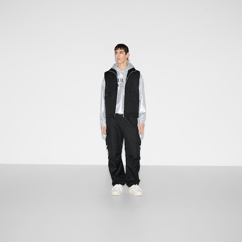 Gilet indéchirable en coton à motif GG