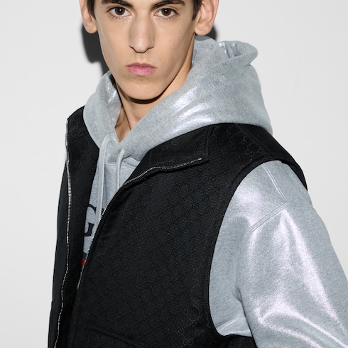 Gilet indéchirable en coton à motif GG