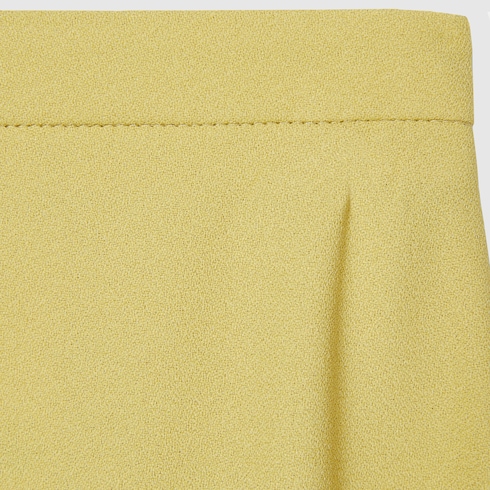 Mid-length acetate blend sable skirt Detail 7