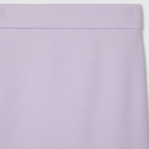 Mid-length acetate blend sable skirt Detail 7