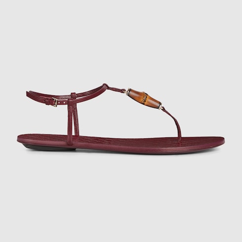 Women's thong sandal with Bamboo Detail 2