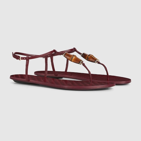 Women's thong sandal with Bamboo Detail 2