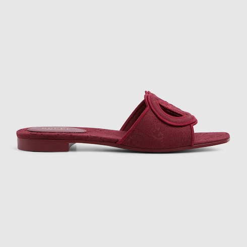 Women's Interlocking G slide sandal Detail 2