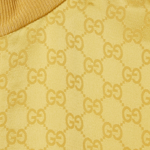 Giacca con cerniera in jacquard GG