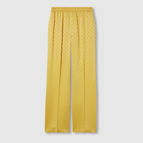 Pantalone dal taglio rilassato in jacquard GG