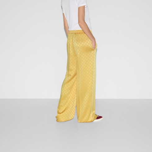 Pantalone dal taglio rilassato in jacquard GG