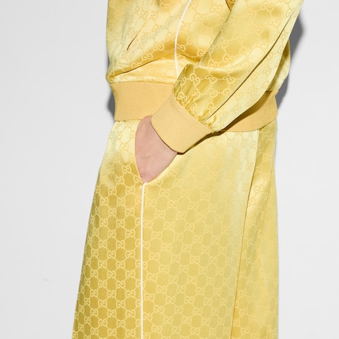 Pantalone dal taglio rilassato in jacquard GG
