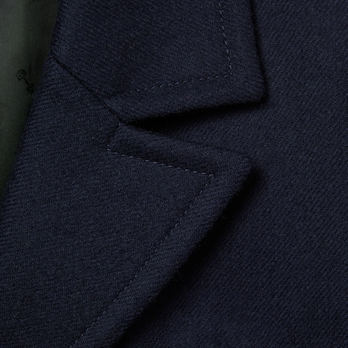 Embroidered wool coat Detail 7