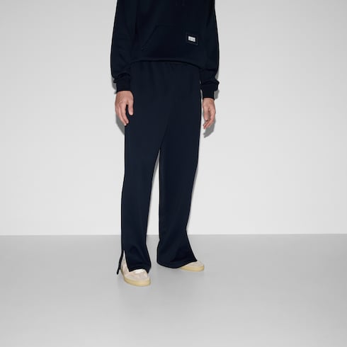 Pantalon large en jersey de nylon