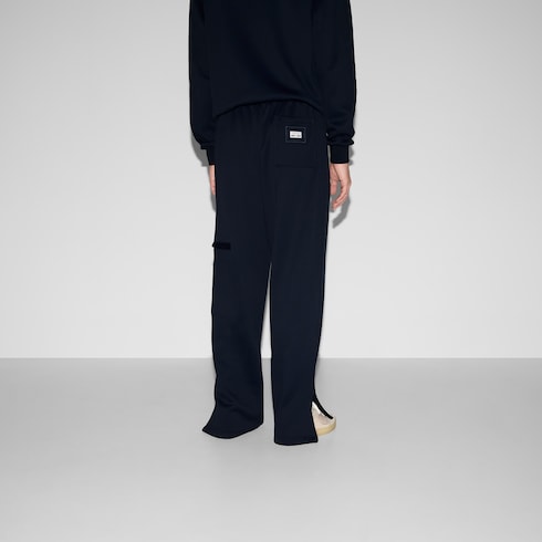 Pantalon large en jersey de nylon