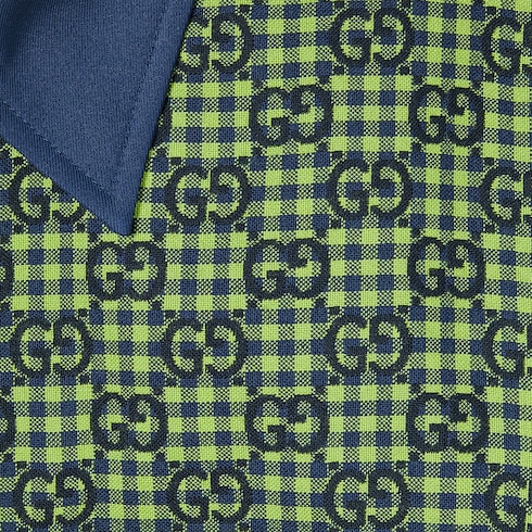 Jacke aus GG Baumwolle und Wolle mit Vichykaro