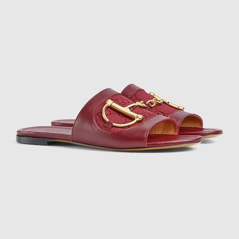 Women's slide sandal with Horsebit
