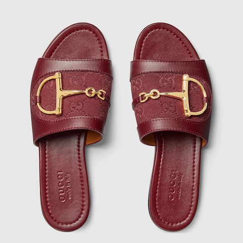 Women's slide sandal with Horsebit
