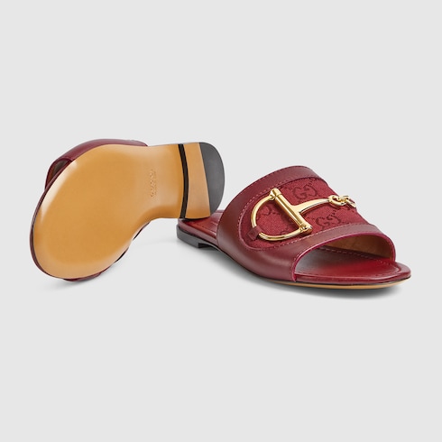 Women's slide sandal with Horsebit
