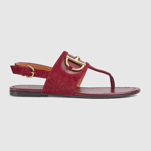 Women's thong sandal with Horsebit