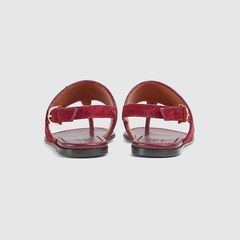 Women's thong sandal with Horsebit