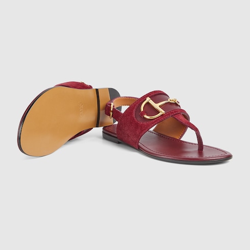 Women's thong sandal with Horsebit