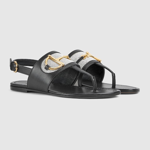 Women's thong sandal with Horsebit