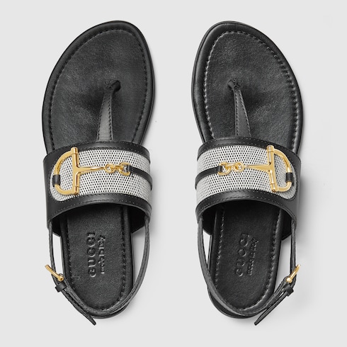 Women's thong sandal with Horsebit