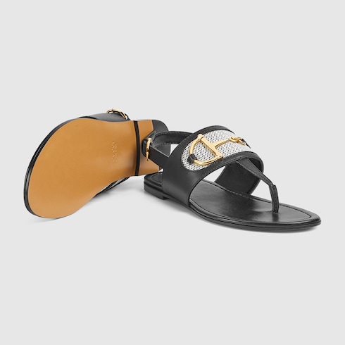 Women's thong sandal with Horsebit