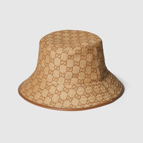 GG straw bucket hat Detail 4