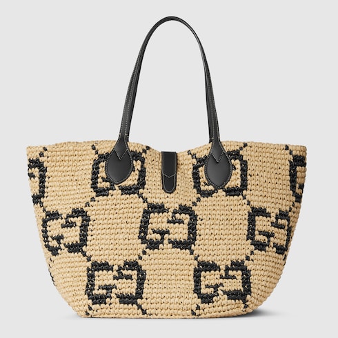 Bolso tote tejido tamaño mediano
