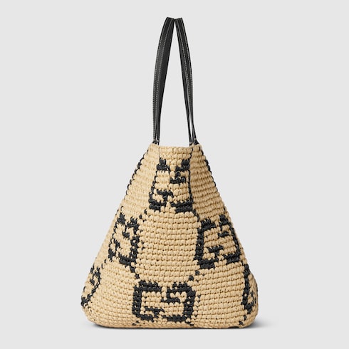 Bolso tote tejido tamaño mediano