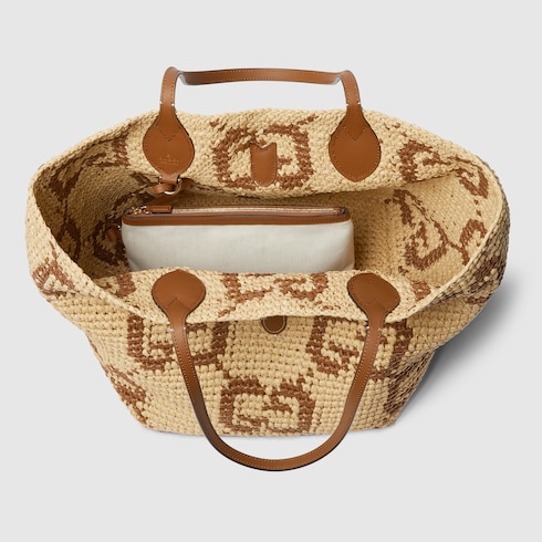 Mittelgroßer, geflochtener Shopper