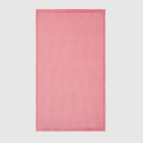 Serviette de plage en jacquard d’éponge GG