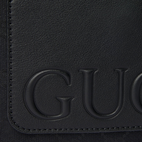 Porta necessaire in tessuto GG misura piccola 