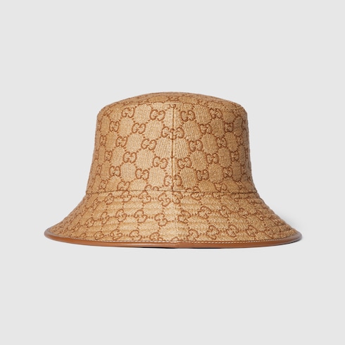 GG straw bucket hat Detail 2