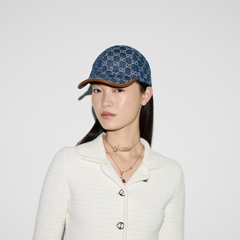 Casquette en denim GG
