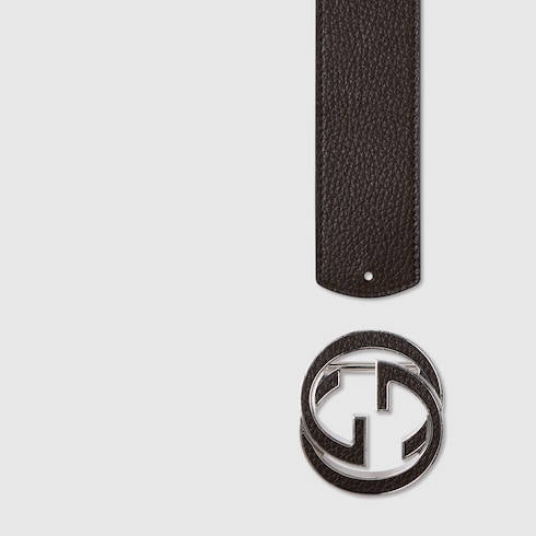 Ceinture réversible avec boucle GG