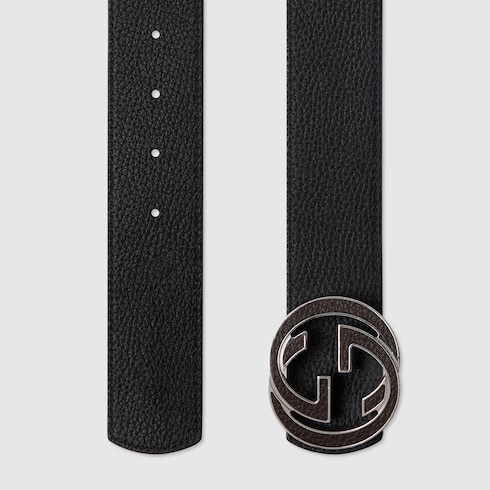 Ceinture réversible avec boucle GG