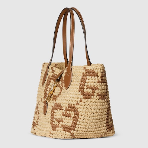 Woven small tote bag