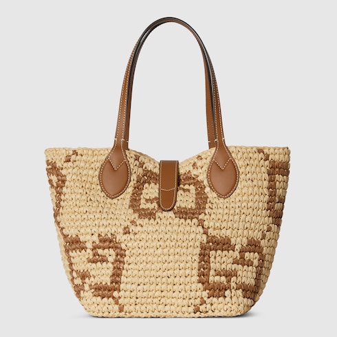 Woven small tote bag