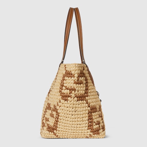 Woven small tote bag