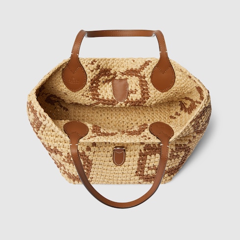 Woven small tote bag