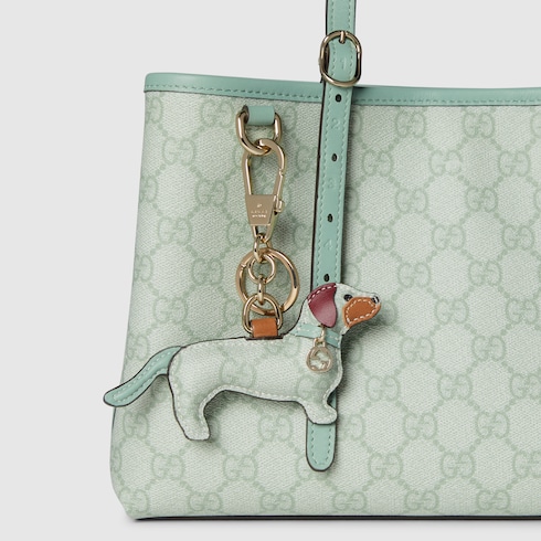 Taschenanhänger in Hundeform