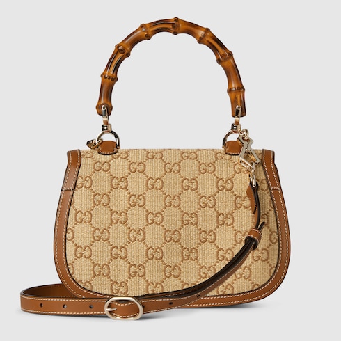 Borsa a mano Gucci Bamboo 1947 misura piccola