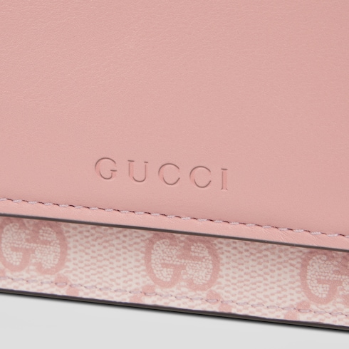 GG Emblem Brieftasche mit Kettenriemen
