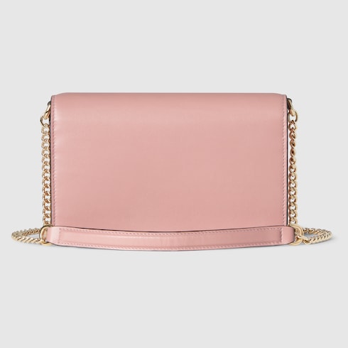 GG Emblem Brieftasche mit Kettenriemen