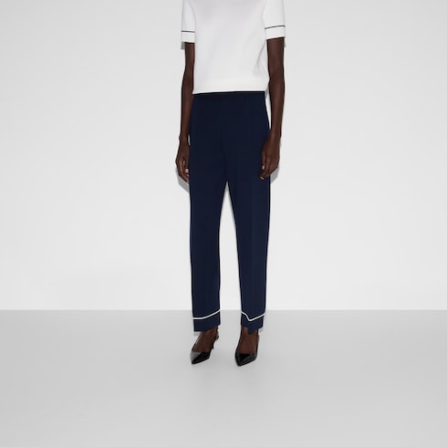 Fine wool trousers